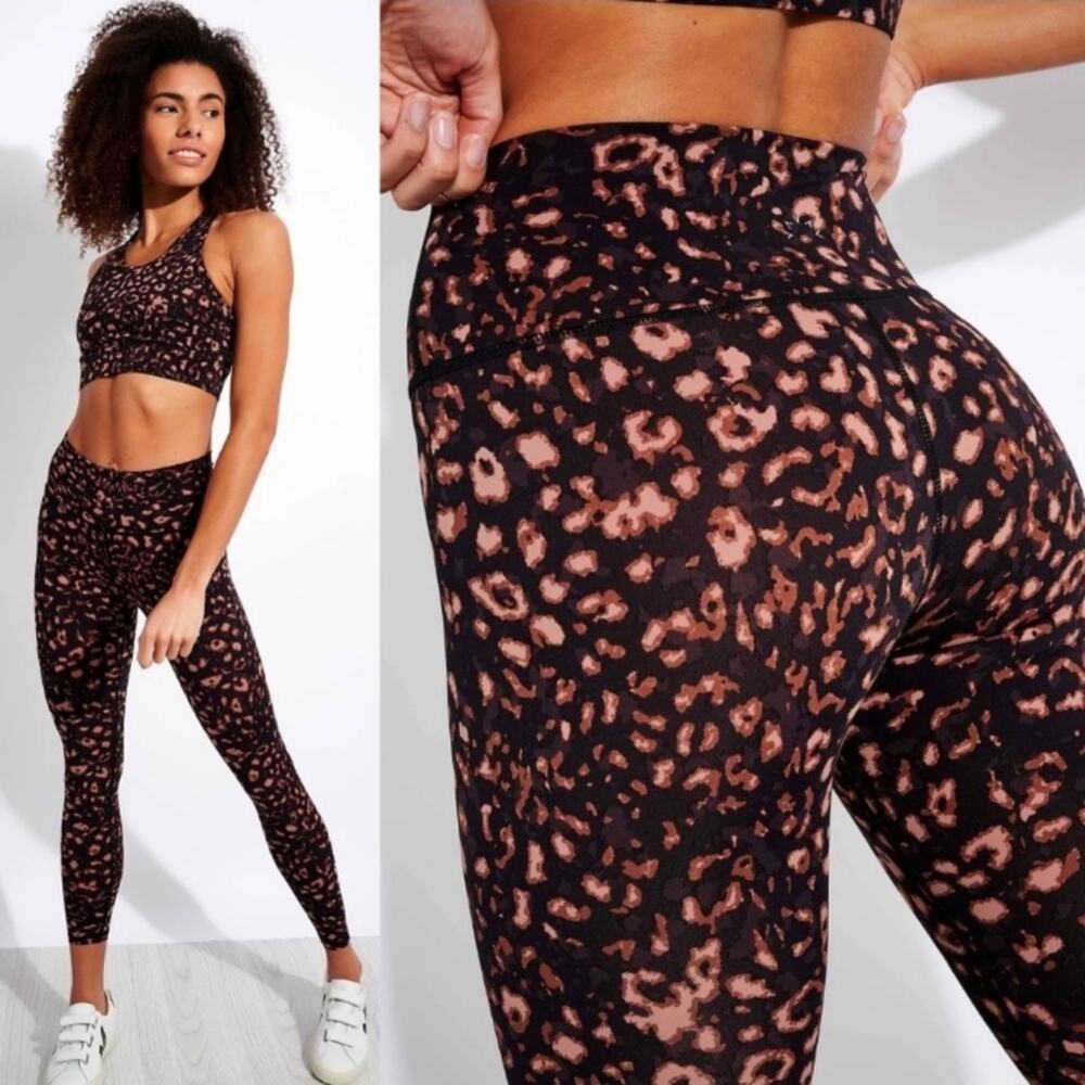Varley Luna Leopard Leggings size XS